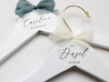Bridesmaid Hangers Personalized Bridesmaid Gifts Hangers Wedding Hangers Bride Hanger Wedding Hanger Bridal Hanger Bride Engraved F5