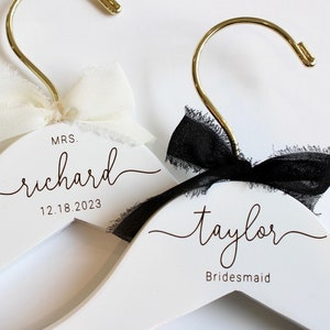 Bridesmaid Hangers Personalized Bridesmaid Gifts Hangers Wedding Hangers Bride Hanger Wedding Hanger Bridal Hanger Bride Engraved F6