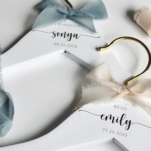 Bridesmaid Hangers Personalized Bridesmaid Hangers Wedding Hangers Bride Hanger Personalized Wedding Hanger Bridal Hanger Bride Engraved F1