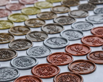 Self-Adhesive Wax Seal Stickers: Elegant Wedding Invitation Embellishments