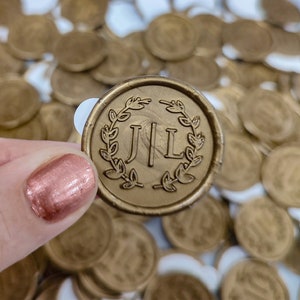 Kundenspezifische selbstklebende Wachssiegel für Hochzeitseinladungen, kundengerechter personalisierter Hochzeits-Wachssiegelaufkleber, personalisierte bunte Wachssiegel