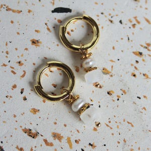 Moonstone earrings, gemstone drop earrings, hoop earrings with gemstone, boho earrings dainty gold, healing stone earrings pearls, bridal jewelry