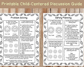 Guías de discusión para la planificación de la seguridad y la resolución de problemas para la gestión del comportamiento y la crianza de los hijos centradas en los niños - Afirmaciones positivas