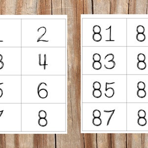 Printable Tens Frames, Number Lines, Number Cards 1-100, Elementary ...
