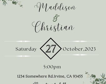 Modern Wedding Invite BUNDLE!