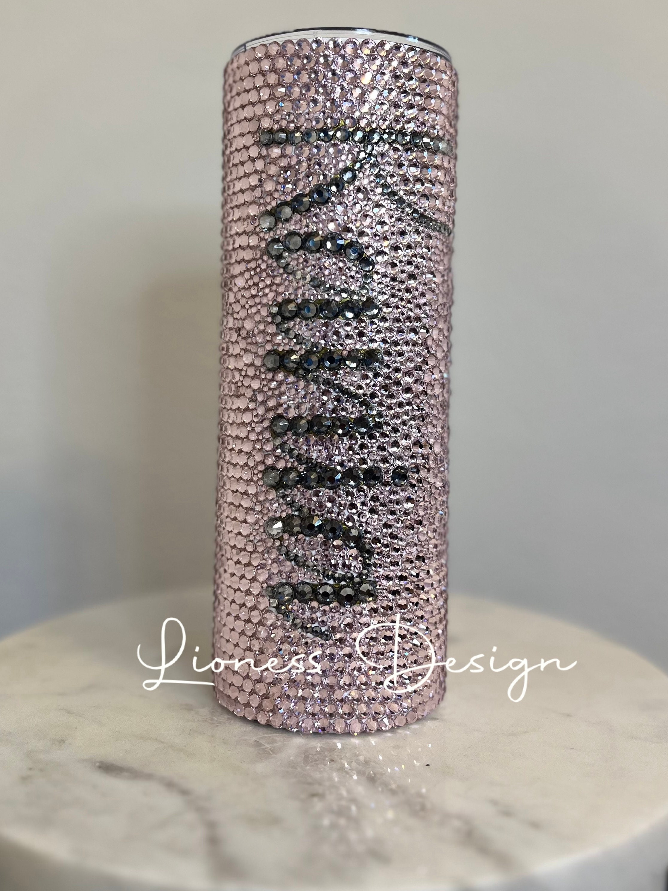 Personalized Rhinestone Tumblers - Etsy
