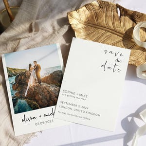 Electronic Save The Date Template, Save The Date Card, Modern Save The Date, Editable Save Date, Printable Save Date, Save The Date Invite