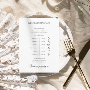 Editable Order Of Ceremony Program, Wedding Day Timeline, Wedding Timeline, Wedding Program Timeline, Digital Wedding Timeline