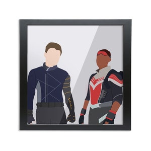 Falcon and the Winter Soldier framed print