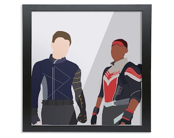 Falcon and the Winter Soldier framed print