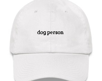 dog person Dad hat | Dog mom hat | Dog dad hat | Dog lover hat | Baseball hat