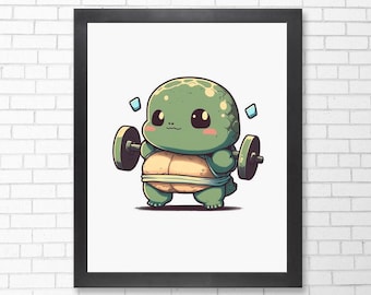 Gym Decor, Home Gym Decor, Home Gym Wall Art, Fitness Wall Art, Gym Poster, Printable Wall Art, Digital Download