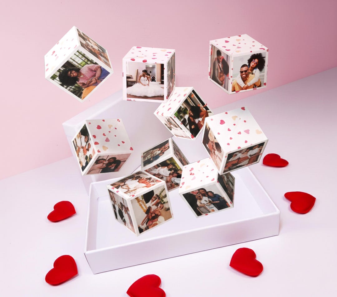 Personalized Jumping Box Pop Up, Valentine Photo Gift ,exploding Pop up ...