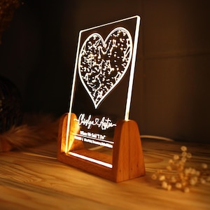Custom star map by date night light, Personalized constellation map, Gift for Couple, Night sky by date, birthday gift  gift for him and her