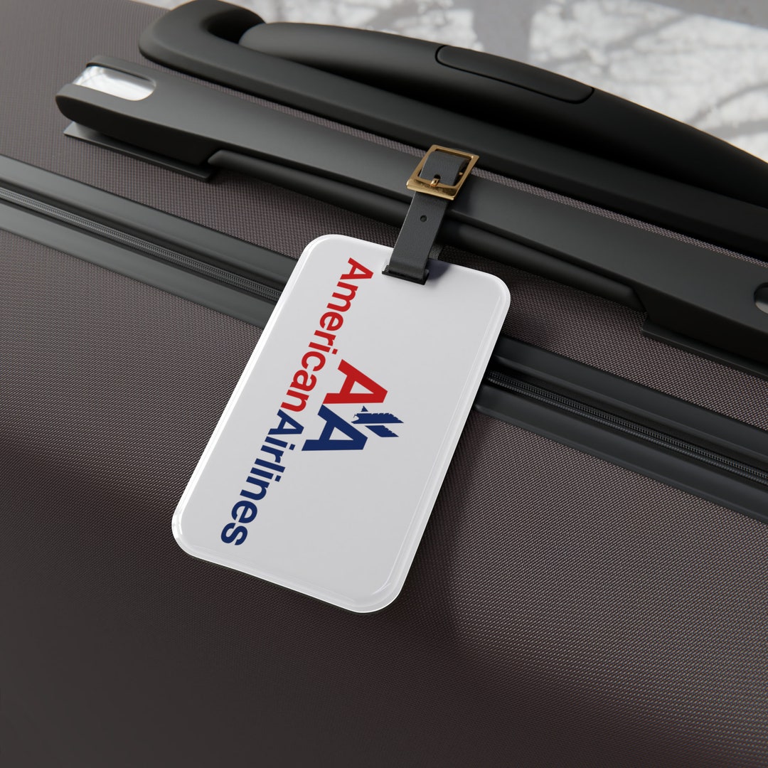 American Airlines Luggage Tag Etsy