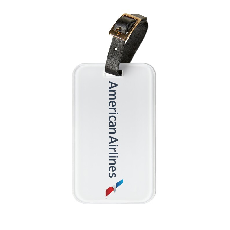 American Airlines Luggage Tag Etsy