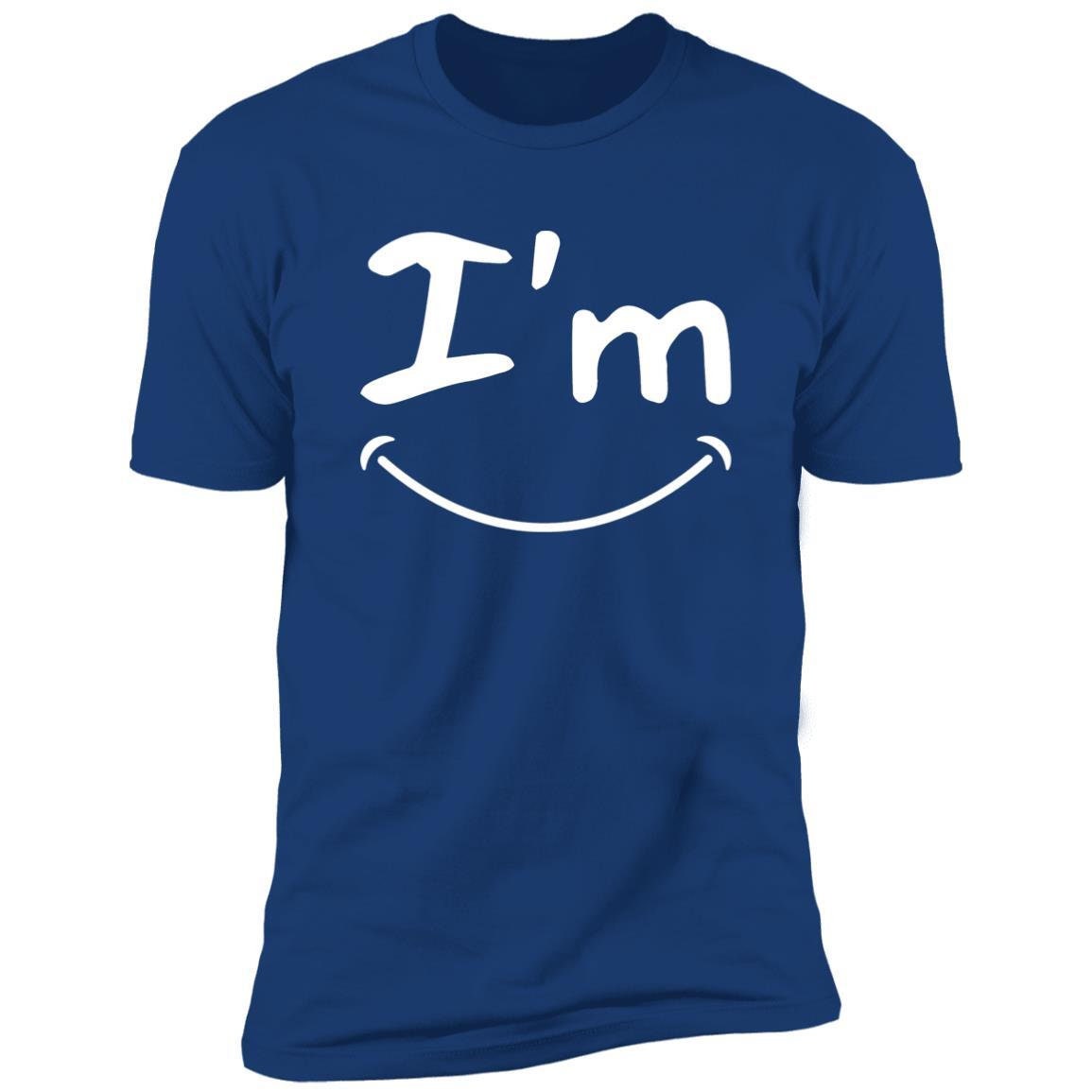 Im Happy Z61x Premium Short Sleeve Tee (closeout) - Etsy