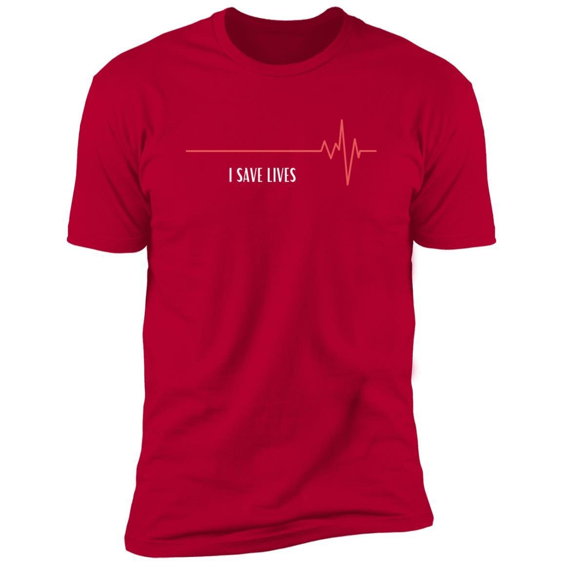 Black and White ECG Line Typographic Save Lives Professional
