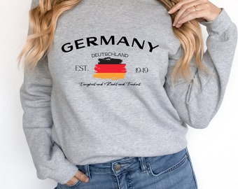 Germany Flag Sweatshirt: Unisex German Pride Hoodie