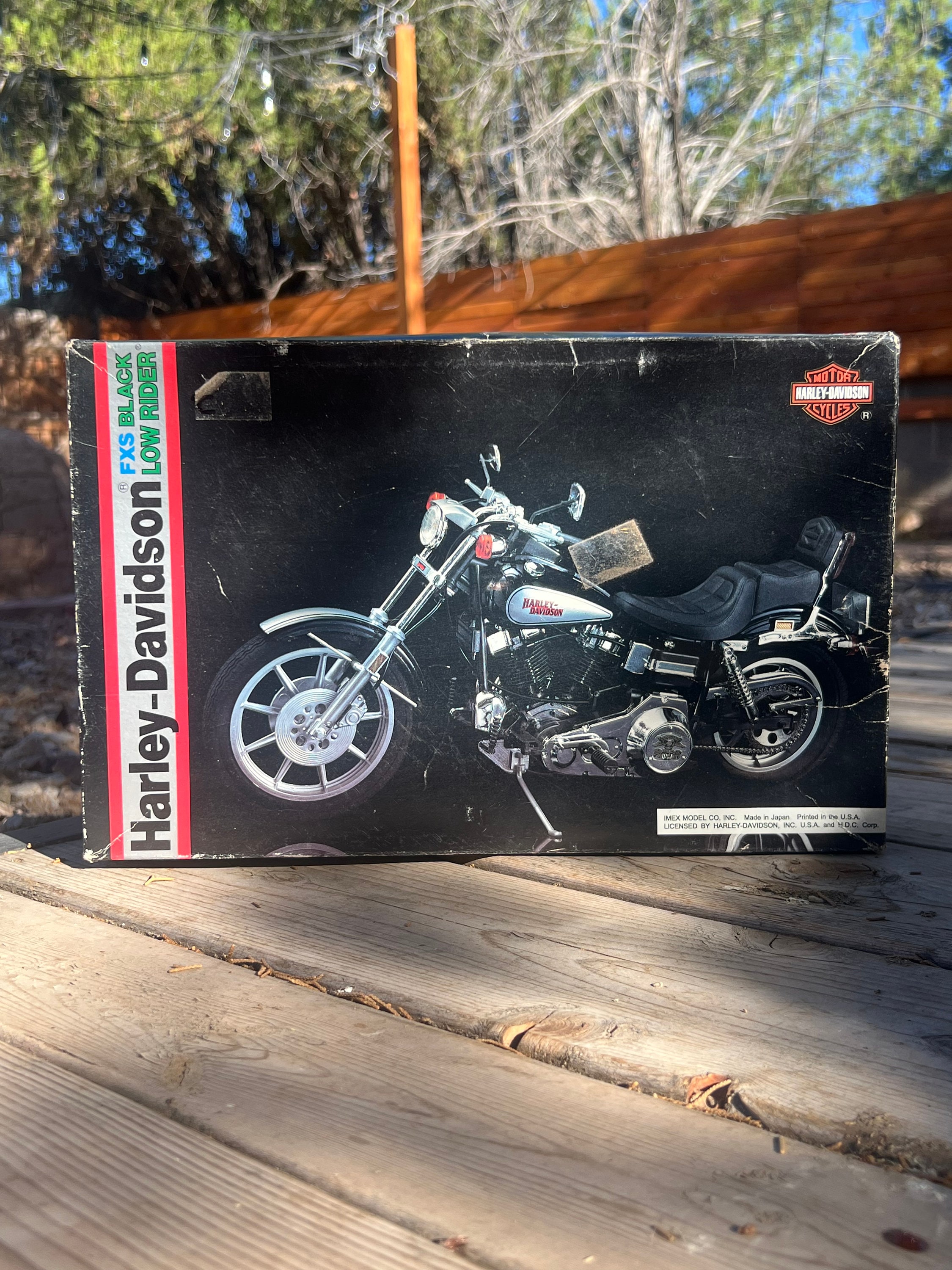 IMAI ハーレーダビッドソン FXS BLACK LOW RIDER 1/12 Vintage HARLEY DAVIDSON FXS Black LOW RIDER Motorcycle 1993