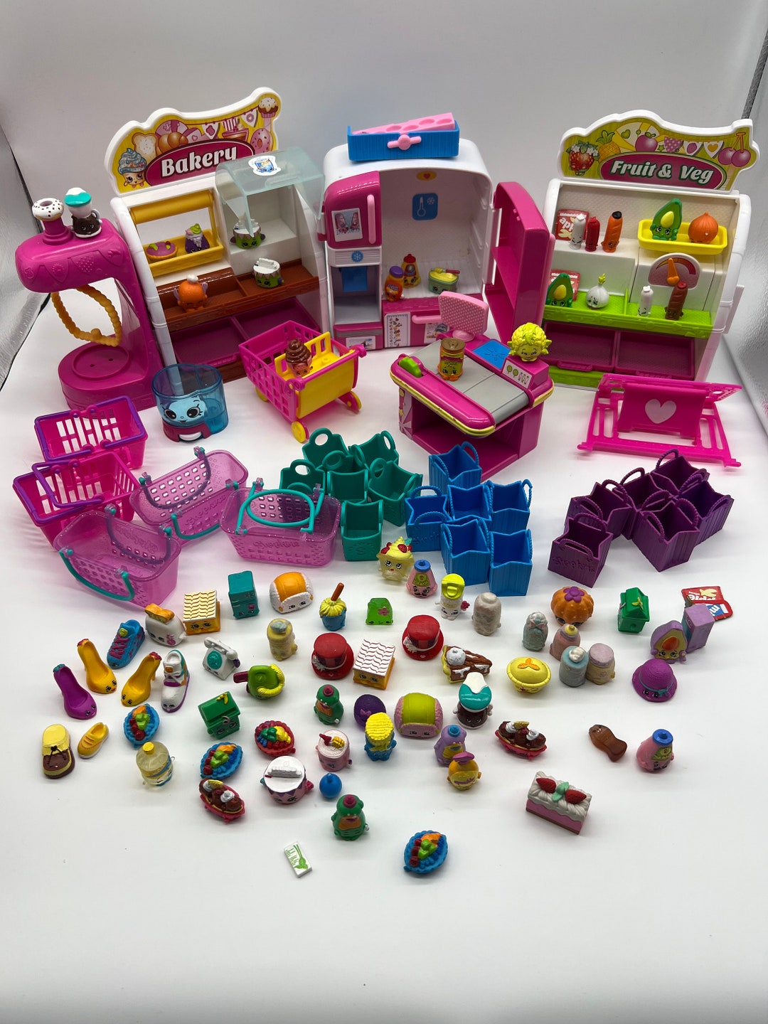 Shopkins Mini Collectibles Lot Dollhouse Minis Etsy