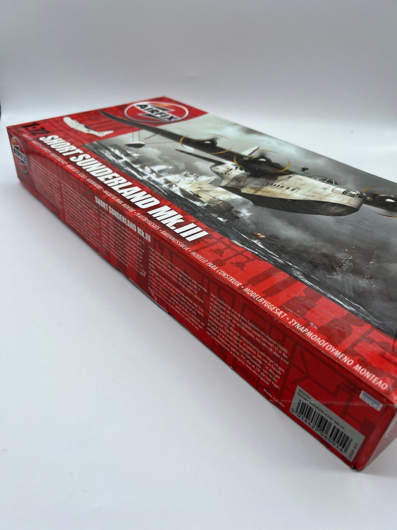 Maquette Avion Airfix Short Sunderland III – 1/72, Série 6, Vintage Années 60