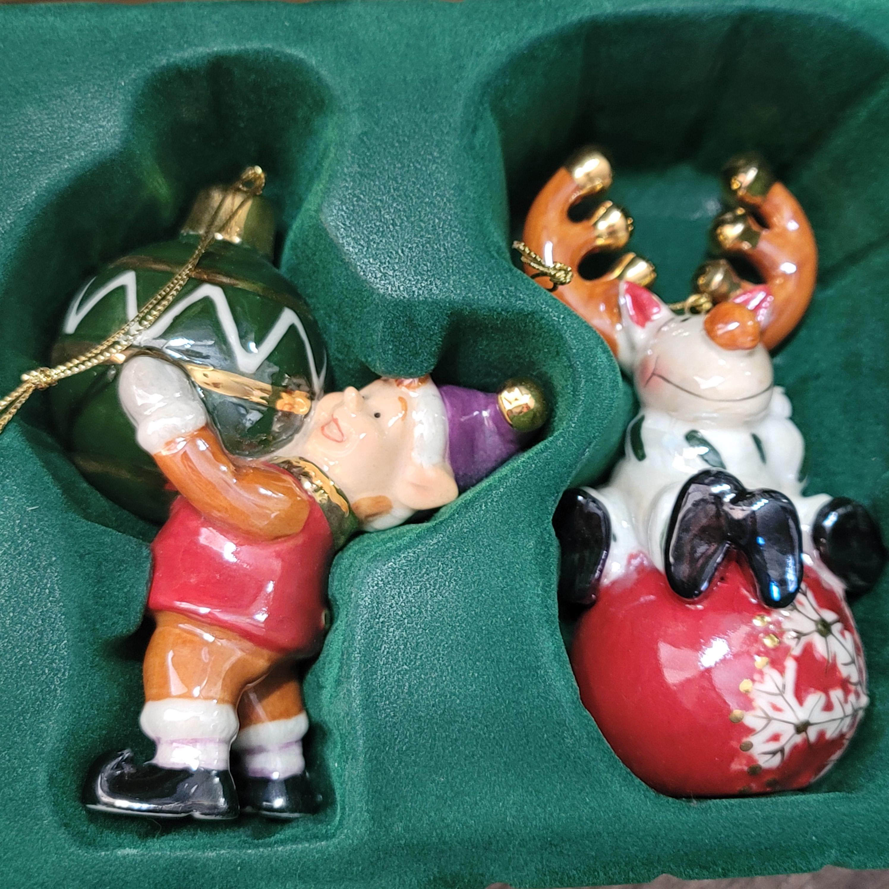 Ceramic photo christmas ornaments