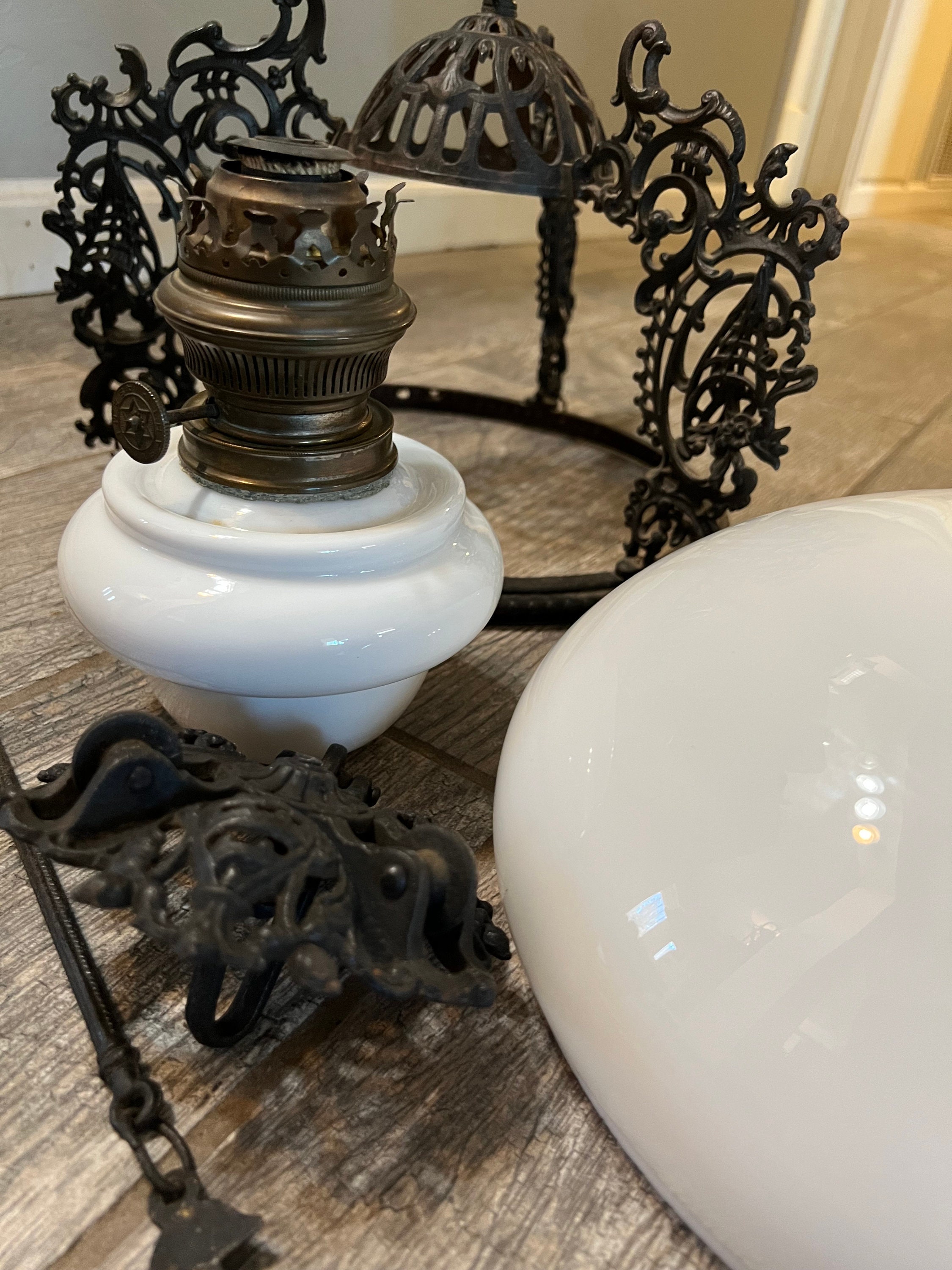 Old Iron Toran Diwali Lamp - 1920's Old Iron Toran Diwali Lamp - 1920's