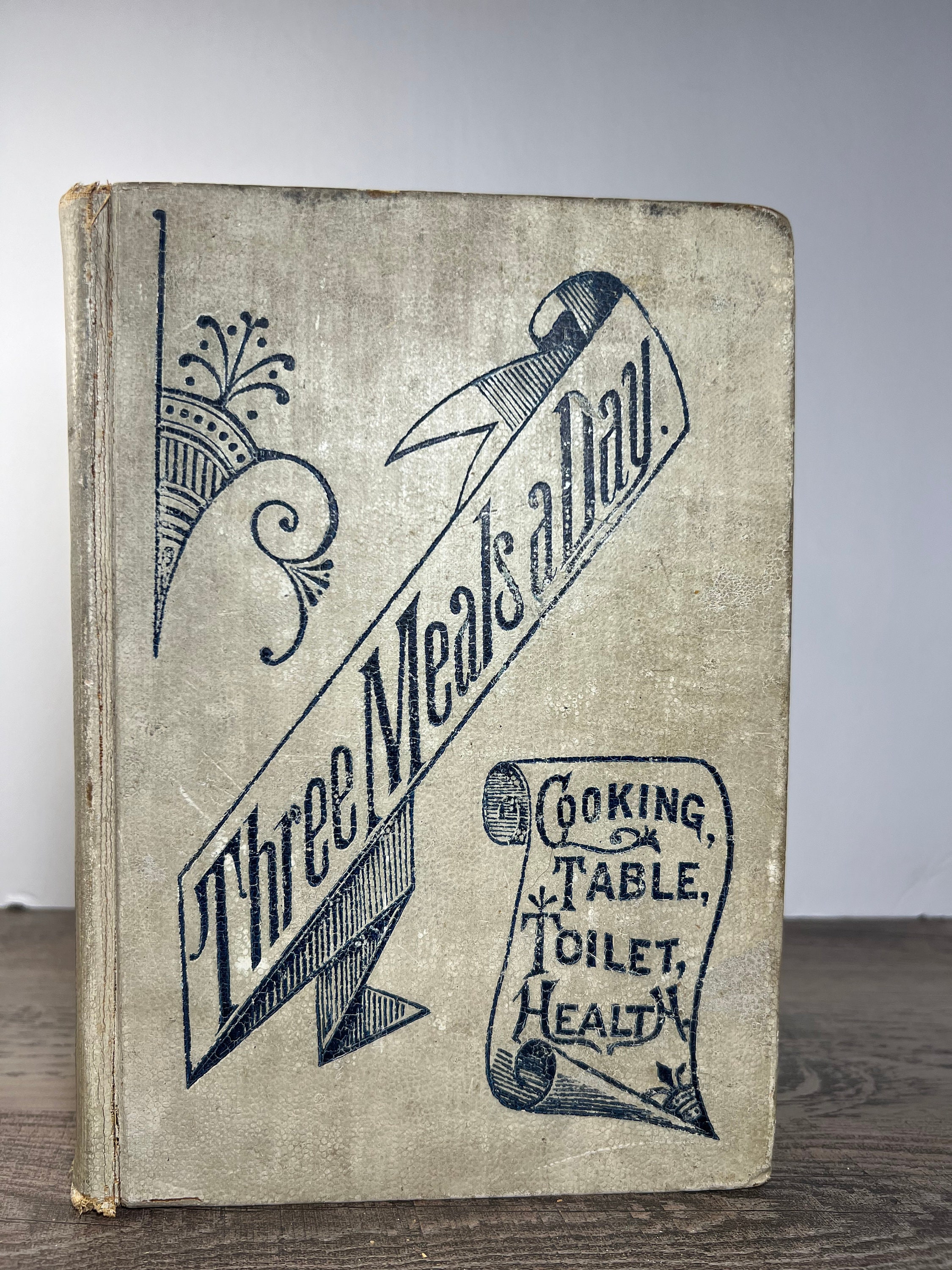 Antique Book Three Meals a Day by Maud C. Cooke Hardcopy 1800's - Etsy