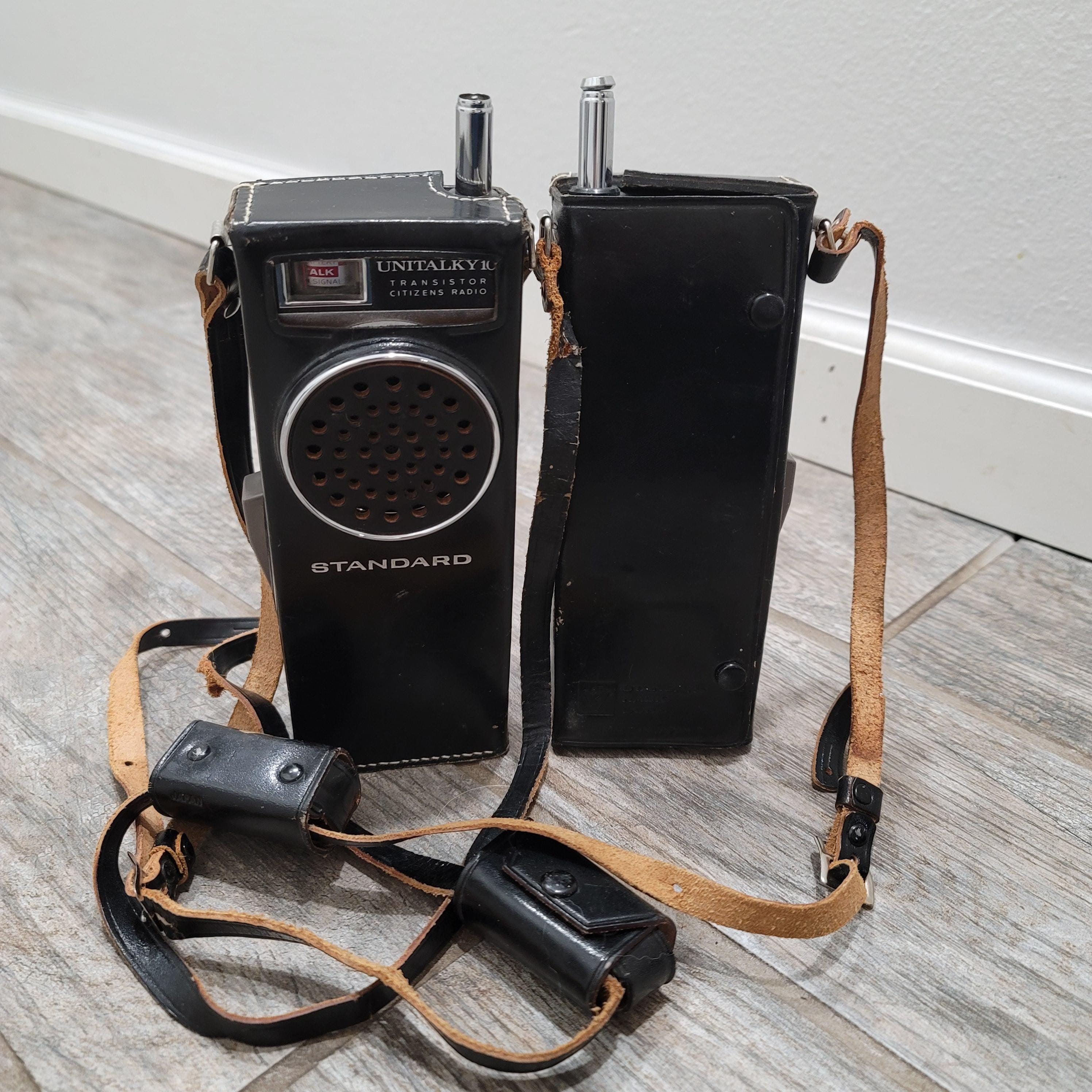 Vtg Transistor Radio Standard Citizens Unitalk10 Sr-q10x Set of 2