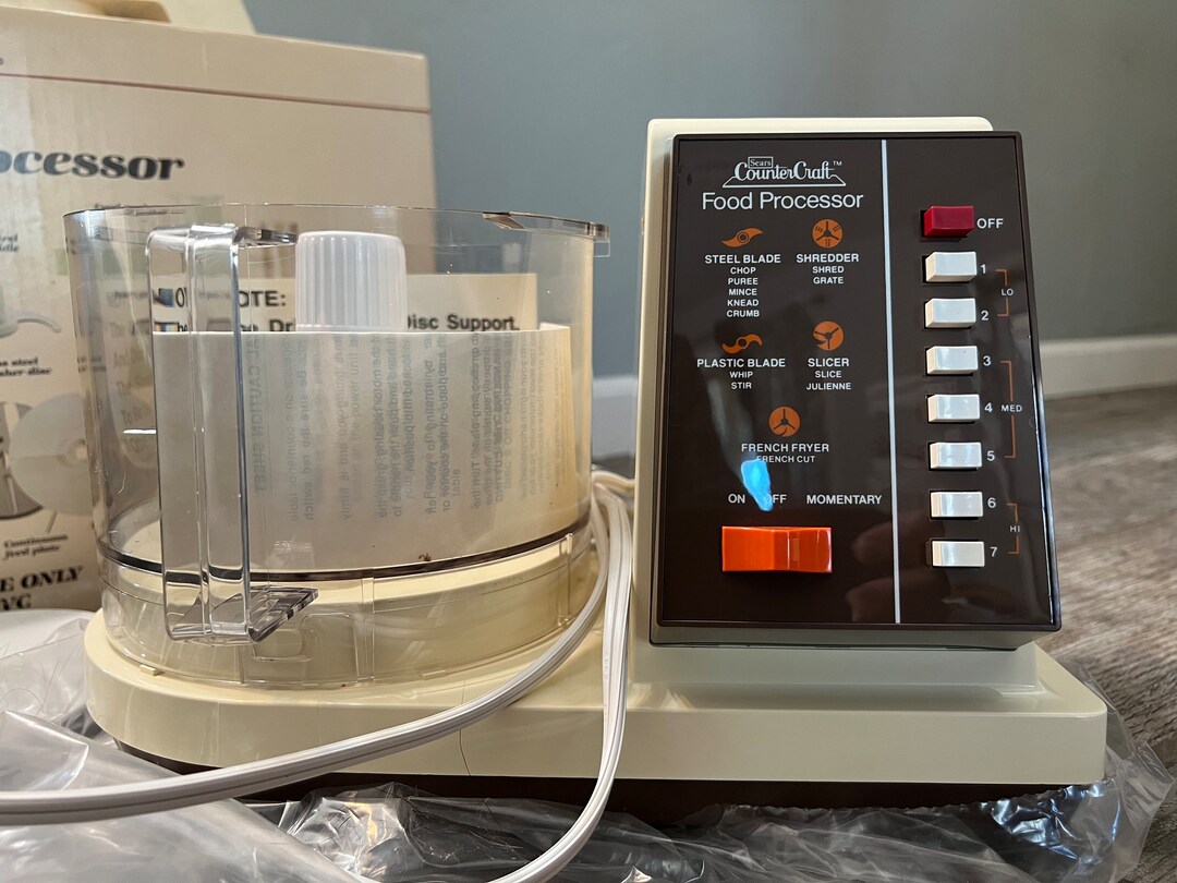 Sears Vintage 7 Speed Counter Craft Food Processor Model 400 Etsy