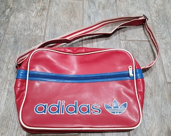 Vintage Sport Bag Adidas 30 Original 1980s - Dark Blue