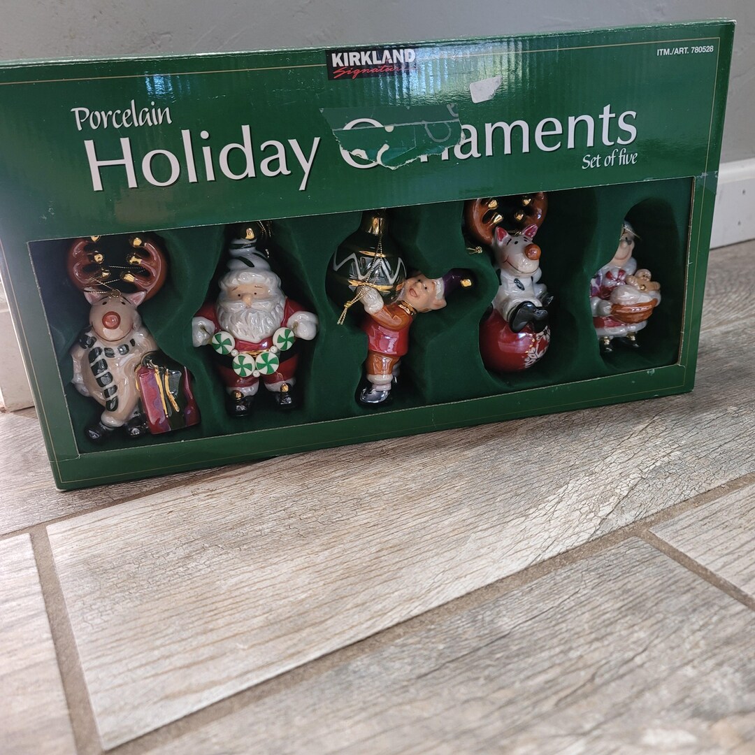 Ceramic photo christmas ornaments