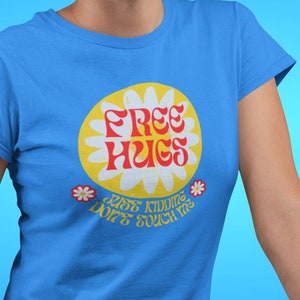 Free Hugs - Just Kidding Don&#39;t Touch Me T Shirt - Women&#39;s Favorite Tee
