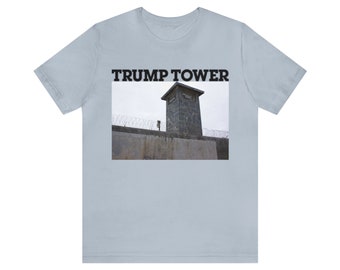 Trump Tower T Shirt - Prison Jersey Short Sleeve Tee