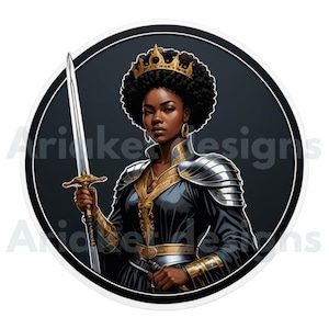 Queen of Swords Tarot Design