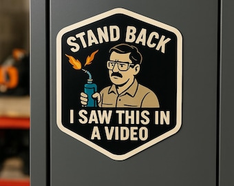 Garage Die-Cut Magnet for Toolbox, Snap-On Tools Inspired, Unique Gift for Car Enthusiasts, Garage Decor, Fridge Magnets, Man Cave