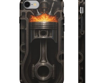 Engine Internals Tough Cases, Durable Phone Covers, Mechanic Gift, Automotive Accessories, Tough Phone Protectors