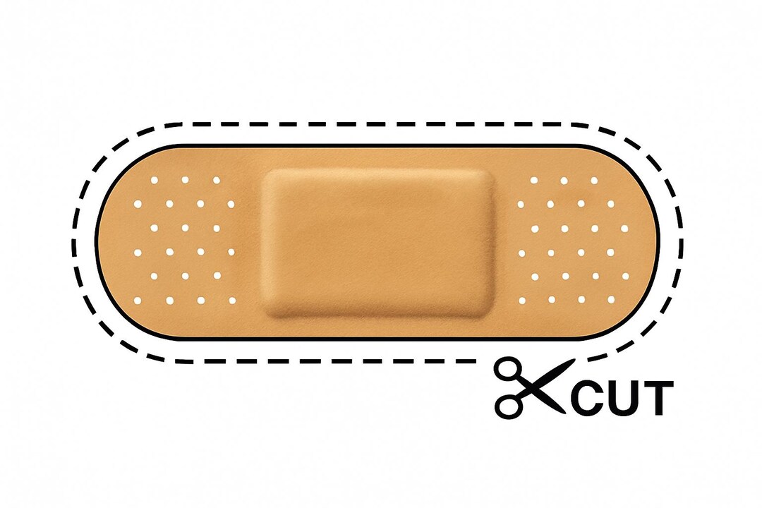 Bandage Sticker Bumper Sticker | Bandaid Car Decal, Heal Humor - Etsy