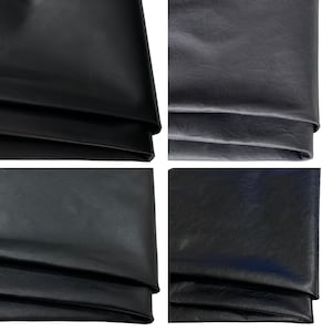 Leather lamb hide leather cutting genuine leather skin Italian nappa leather sheets 0.9-1.4 mm DIY leather A5,4,3,2 brown, black, gray