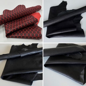 Italian nappa leather,black real leather,high-quality leather material,embossed lamb leather skin & leather cut A4/A3/A2 leather for craft