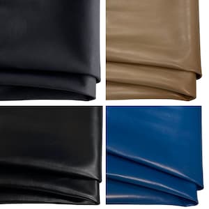 Genuine leather nappa sheets Italian lambskin leather cut DIN A5,4,3 leather piece soft leather hide, leather material black,gray,blue,beige