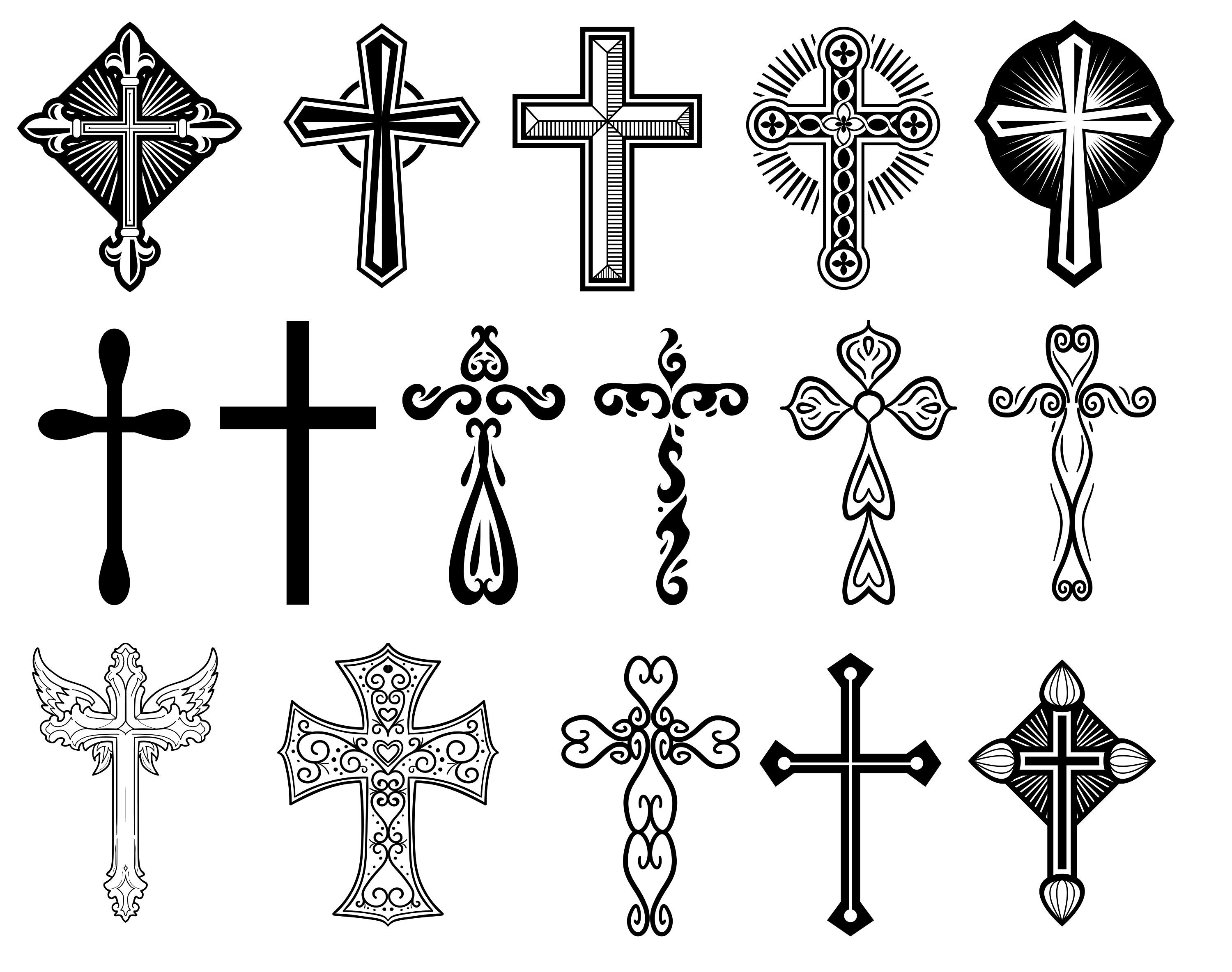 70+ Design, CROSS BUNDLE SVG Files, Cross Cut Files , Cross Clipart ...