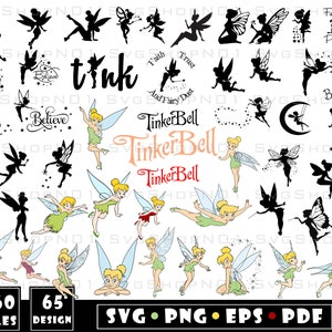 Tinkerbell svg, Tinkerbell png, Tinkerbell geschnittene Dateien, Tinkerbell Clipart, Tinkerbell Fee svg