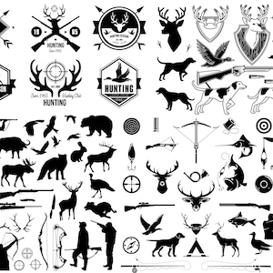 95+ DESIGN, pacote SVG de caça, pai de caça Svg, caça de cervos Svg, caça e pesca Svg, caça de cervos retrô Svg