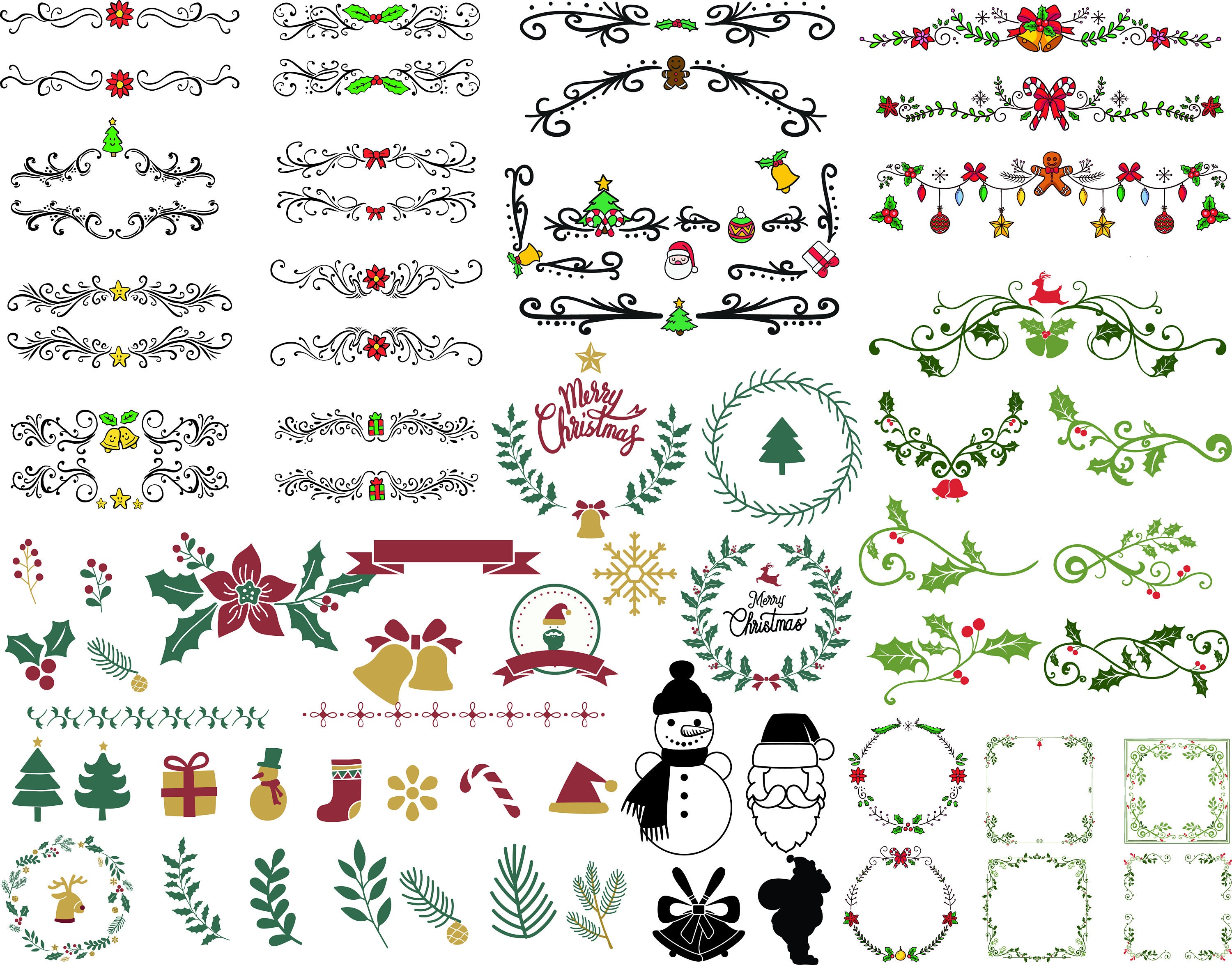Christmas Ornament , Ornament Svg Bundle, Christmas Svg Cut Files