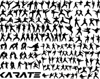 140+ Design, Karate SVG Bundle, Karate Svg, Karate Png, Taekwondo Svg,  Karate Cut File, Karate silhouette, Karate Clipart, Karate Cricut