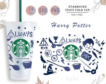 Starbucks Venti Cold Cup, Starbucks Coffee Halloween Watercolor PNG For Cricut Bundle,  Halloween Coffee Svg