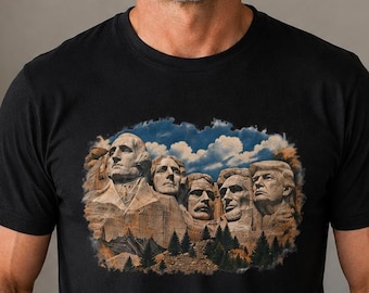 Trump Mount Rushmore MAGA T-shirt | Republican Gift for Patriotic Americans