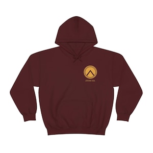 Spartan Gold Shield Hoodie by Ztoic - Warrior Collection